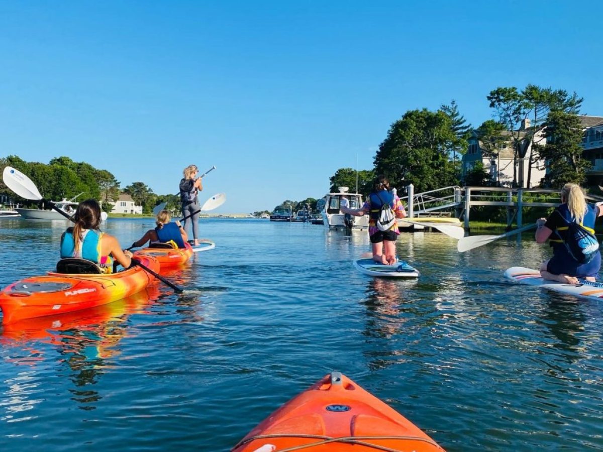 Rent paddleboards and kayaks on Cape Cod with RideAway Adventures