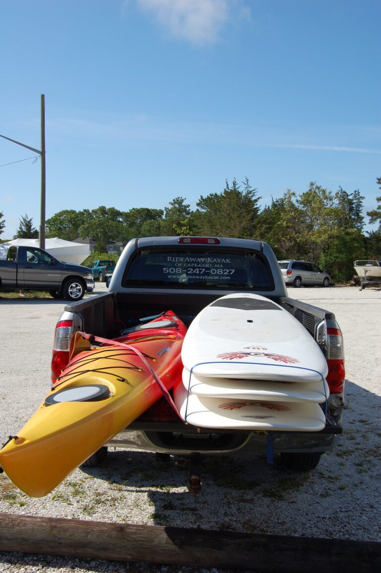 Kayak-Delivery-Cape-Cod-768×1155 A RideAway Adventures truck loaded up with kayaks and paddleboards for delivery on Cape Cod