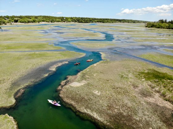 created by dji camera View the diverse Cape Cod ecosystem through new eyes with a kayak tour or lesson with RideAway adventures
